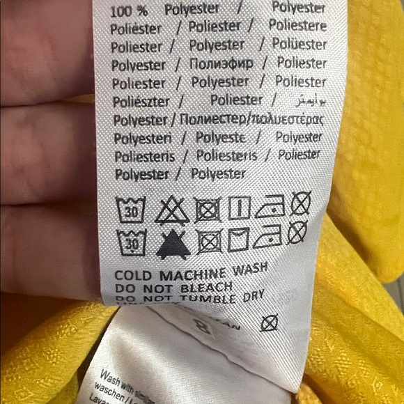 Junarose Yellow Ruffle Sleeve Blouse - Picture 4 of 5